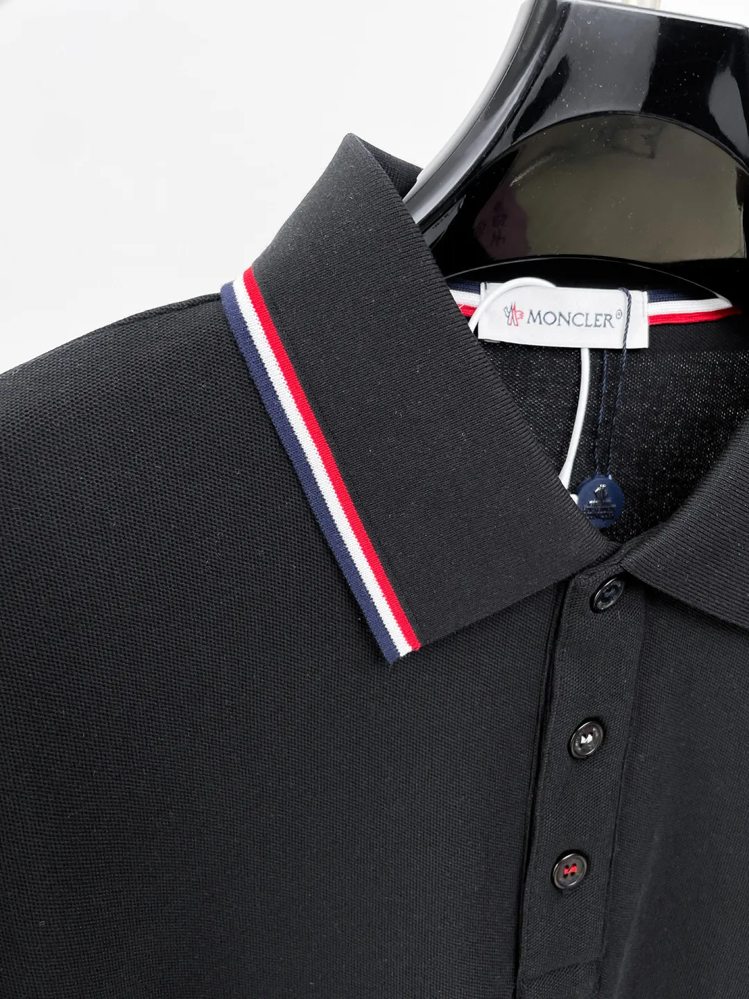 MONCLER New Arrival Polo Same Style 260 ， Factory New Arrival Versatile : Black White Royal Blue Gray Size：S-XXL